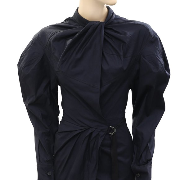 Zara Knot Black Mini Dress XS - Picture 5 of 8